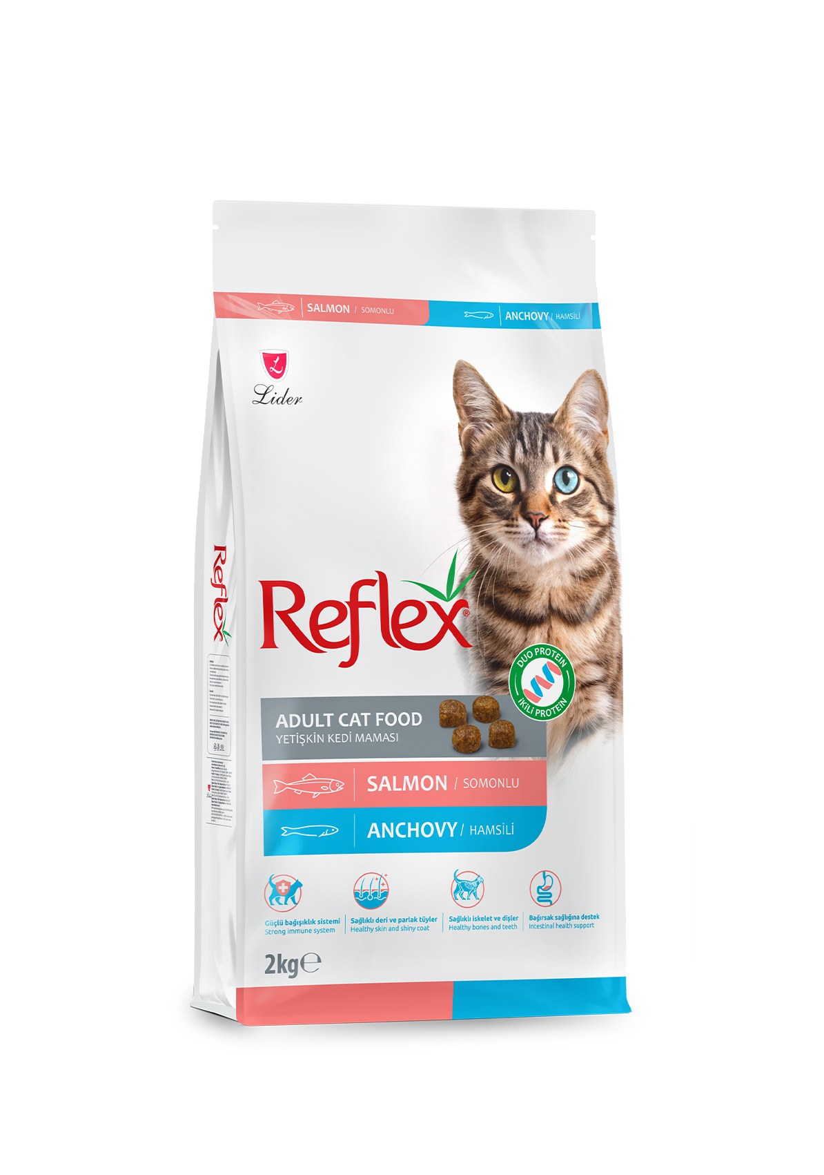 Reflex Somonlu ve Hamsili Yetişkin Kedi Kuru Maması