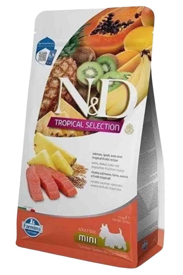 ND Tropical Selection Kuzu Etli ve Tropikal Meyveli Mini Irk Yavru Köpek Maması 5kg