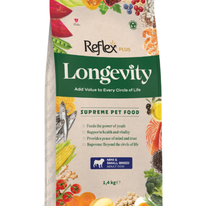 Reflex Plus Longevity Mini ve Küçük Irk Yetişkin Köpek Kuru Maması
