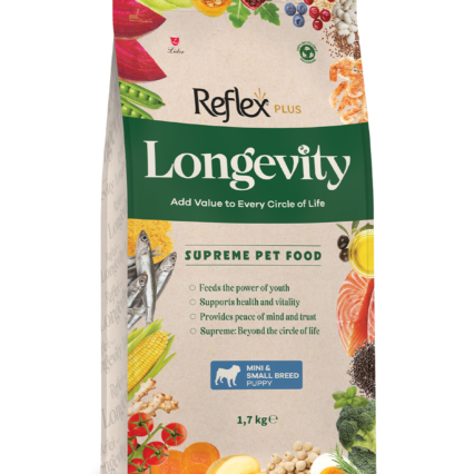 Reflex Plus Longevity Mini ve Küçük Irk Yavru Köpek Kuru Maması