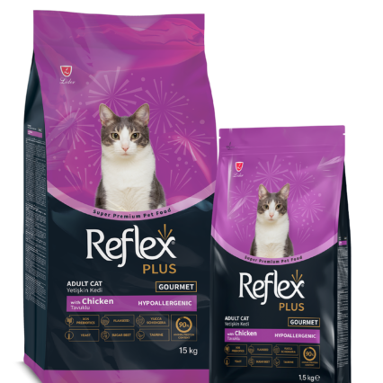 Reflex Plus Gourmet Tavuklu Yetişkin Kedi Kuru Maması