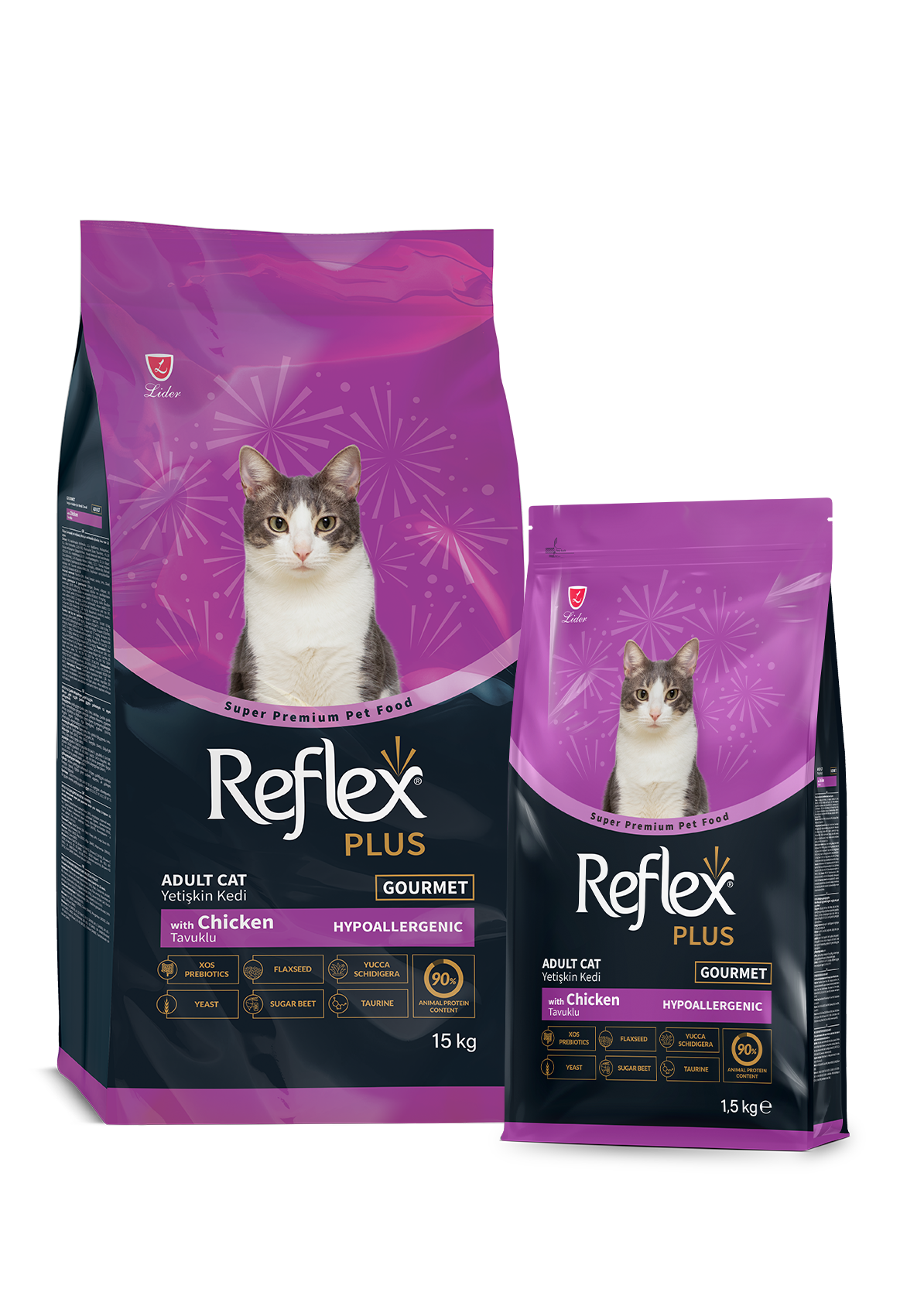 Reflex Plus Gourmet Tavuklu Yetişkin Kedi Kuru Maması