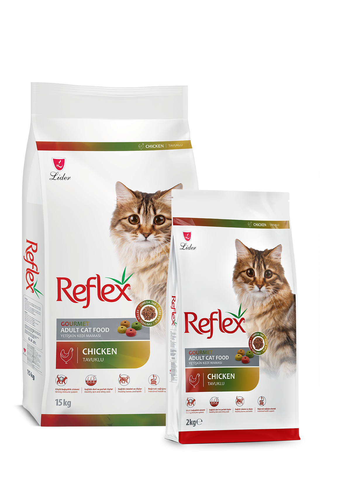 Reflex Multicolor Tavuklu Yetişkin Kedi Kuru Maması