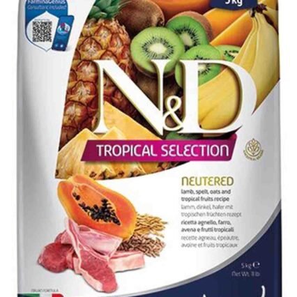ND Tropical Selection Kuzu Etli Kısırlaştırılmış Kedi Maması 4kg