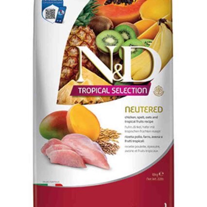ND Tropical Selection Tavuklu Kısırlaştırılmış Kedi Maması 10kg