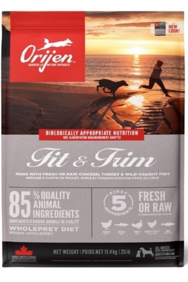 Orijen Fit & Trim Fazla Kilolu Köpekler için Tahılsız Yetişkin Köpek Maması