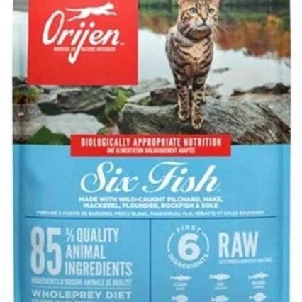 Orijen Six Fish Tahılsız Balıklı Yetişkin Kedi Maması