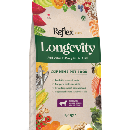 Reflex Plus Longevity Orta ve Büyük Irk Yetişkin Köpek Kuru Maması