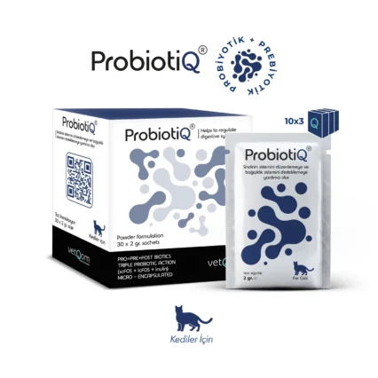 VetQom Kedi ProbiotiQ – Probiyotik + Prebiyotik Kompleks