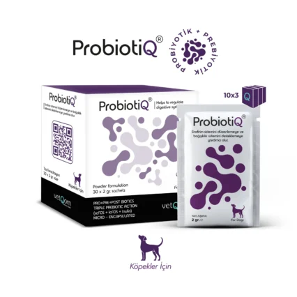 VetQom Köpek ProbiotiQ – Probiyotik + Prebiyotik Kompleks