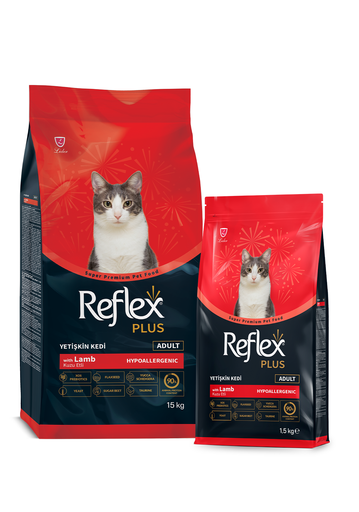 Reflex Plus Kuzu Etli Yetişkin Kedi Kuru Maması