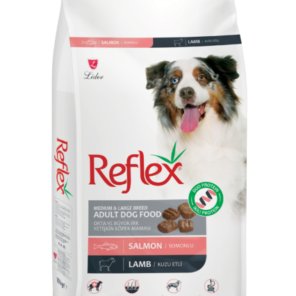 Reflex Somonlu ve Kuzu Etli Yetişkin Köpek Kuru Maması