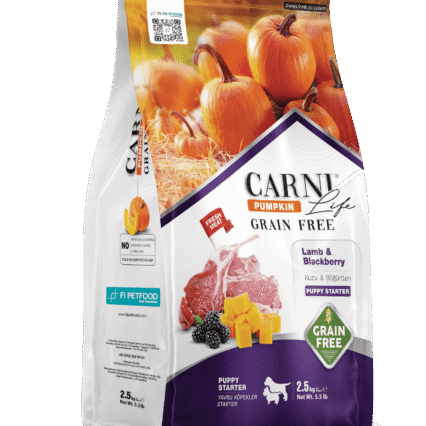 Carni Life Pumpkin Tahılsız Kuzu&Böğürtlen Puppy Starter Köpek Kuru Maması