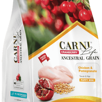 Carni Life Cranberry Ancestral Grain Tavuk&Nar Puppy Mini Köpek Kuru Maması