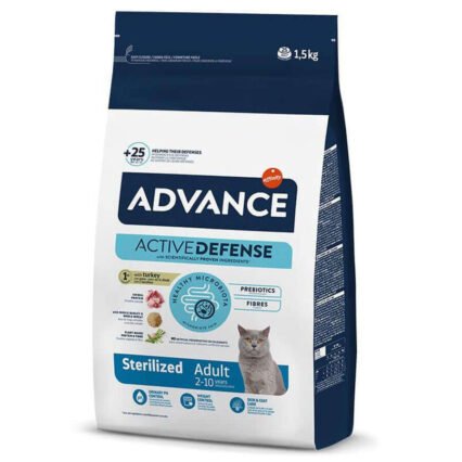 Advance Sterilized Kısırlaştırılmış Hindili Kedi Maması 1,5 Kg