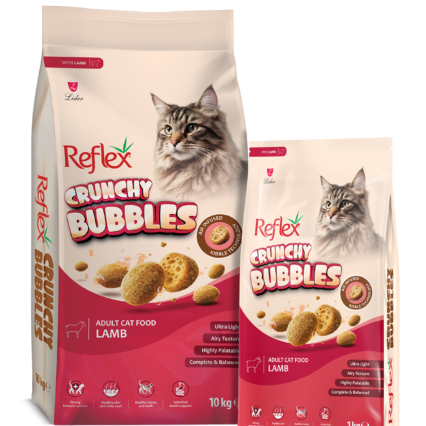 Reflex Crunchy Bubble Yetişkin Kuzulu Kedi Kuru Maması