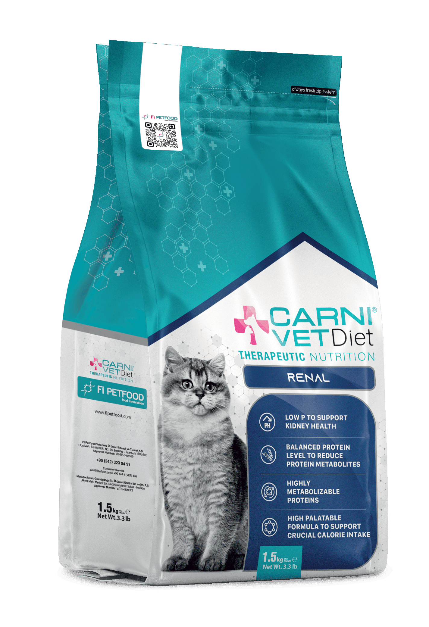 Carni Vet Diet Renal Kedi Kuru Maması