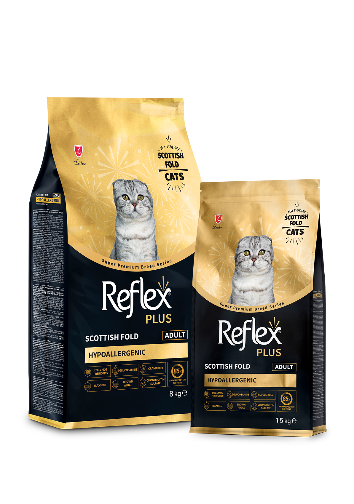 Reflex Plus Scottish Fold Yetişkin Kedi Kuru Maması