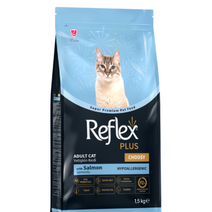 Reflex Plus Choosy Somonlu Yetişkin Kedi Kuru Maması