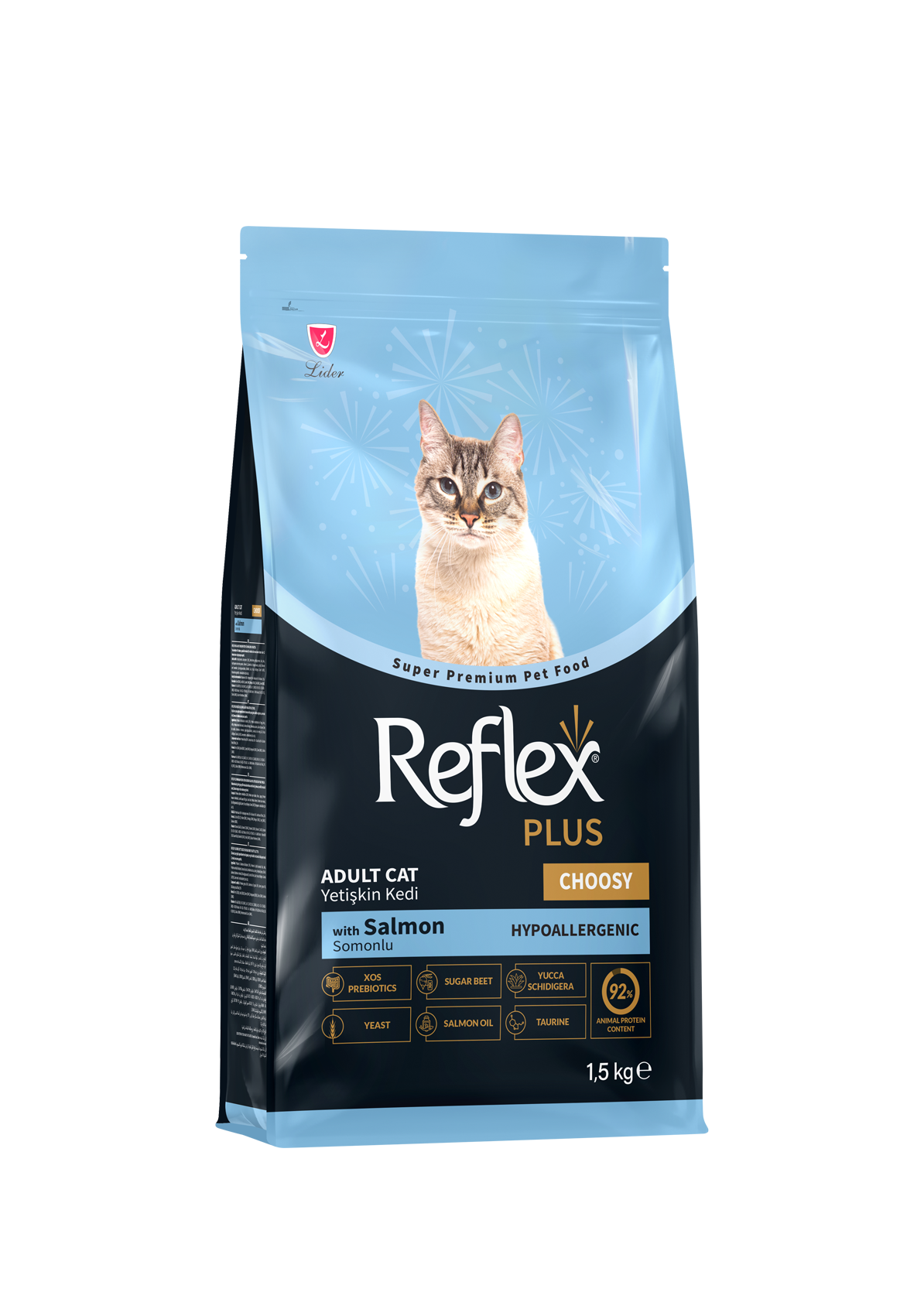 Reflex Plus Choosy Somonlu Yetişkin Kedi Kuru Maması