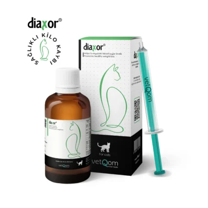 VetQom Diaxor Kedi – Sağlıklı Kilo Kaybı – Glukoz Seviyelerinin Düzenlenmesi