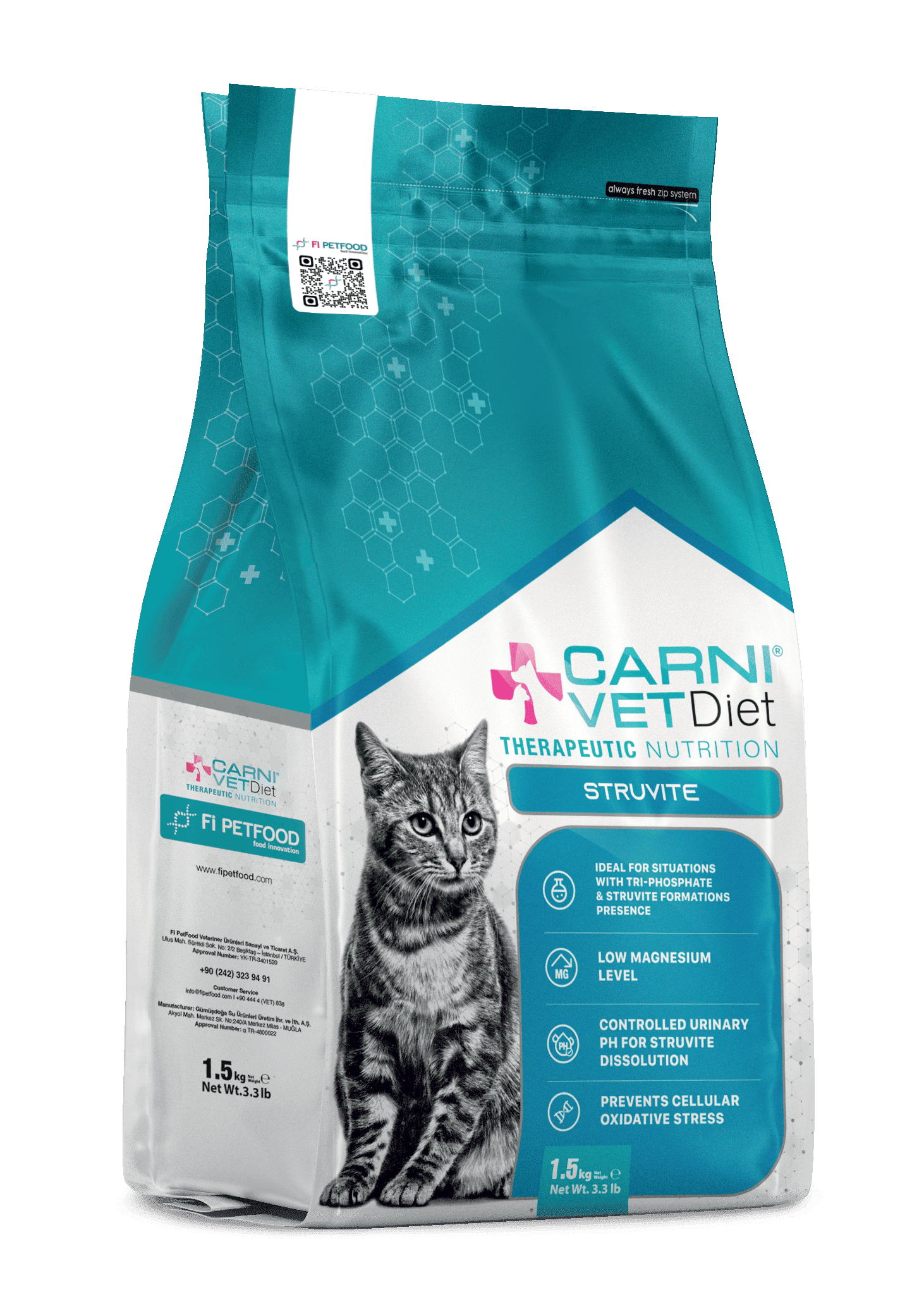 Carni Vet Diet Struvite Kedi Kuru Maması