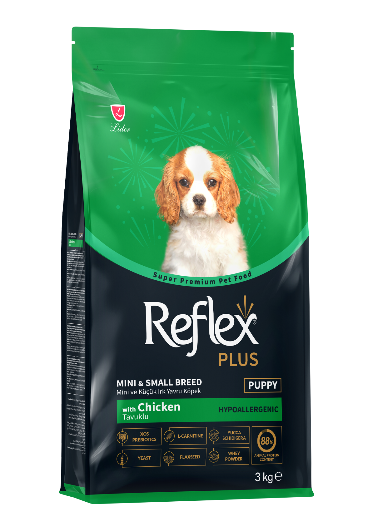 Reflex Plus Tavuklu Mini ve Küçük Irk Yavru Köpek Kuru Maması