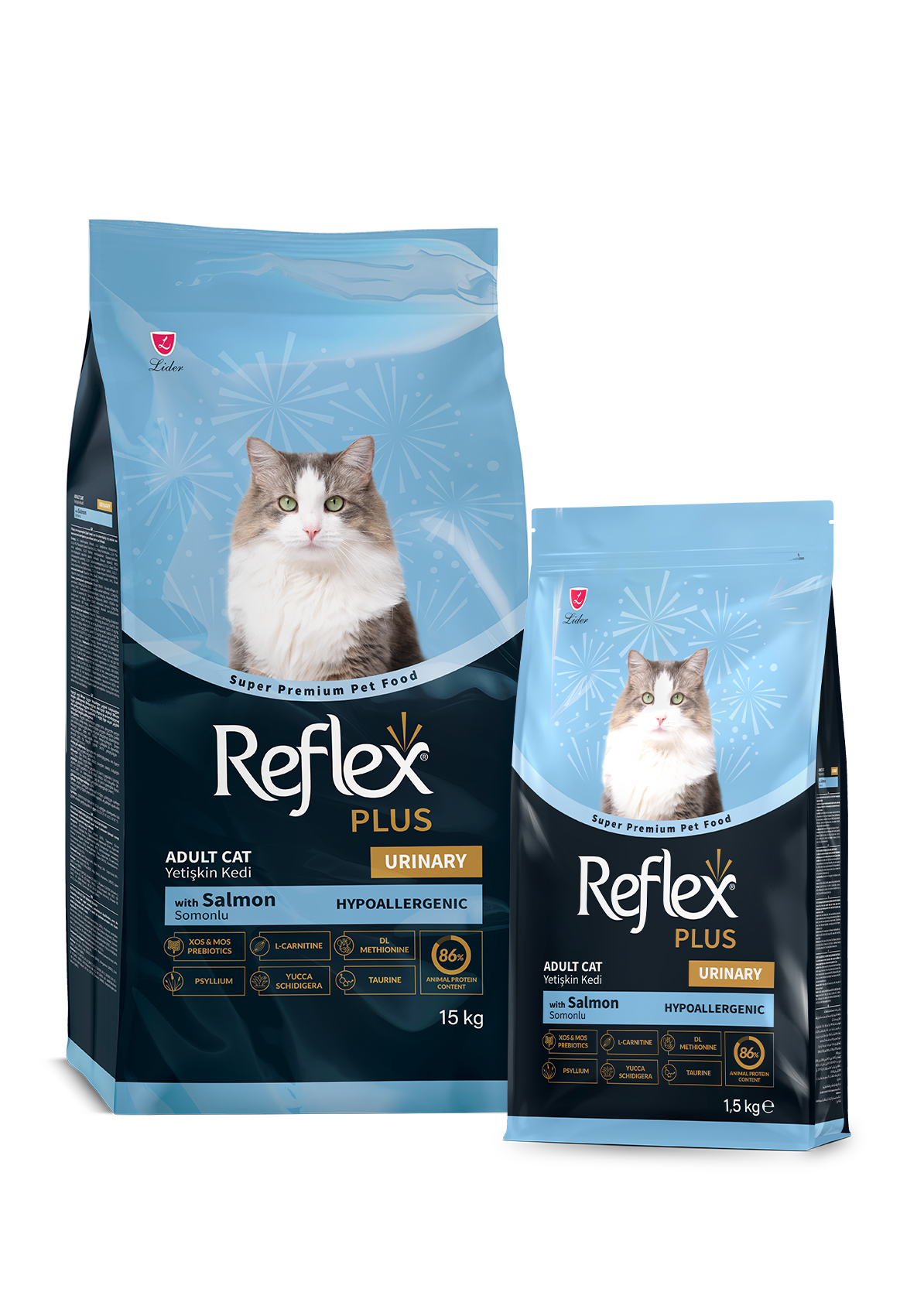 Reflex Plus Urinary Somonlu Yetişkin Kedi Kuru Maması