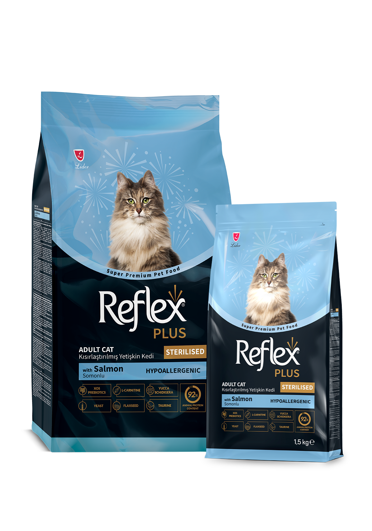 Reflex Plus Kısırlaştırılmış Somonlu Yetişkin Kedi Kuru Maması