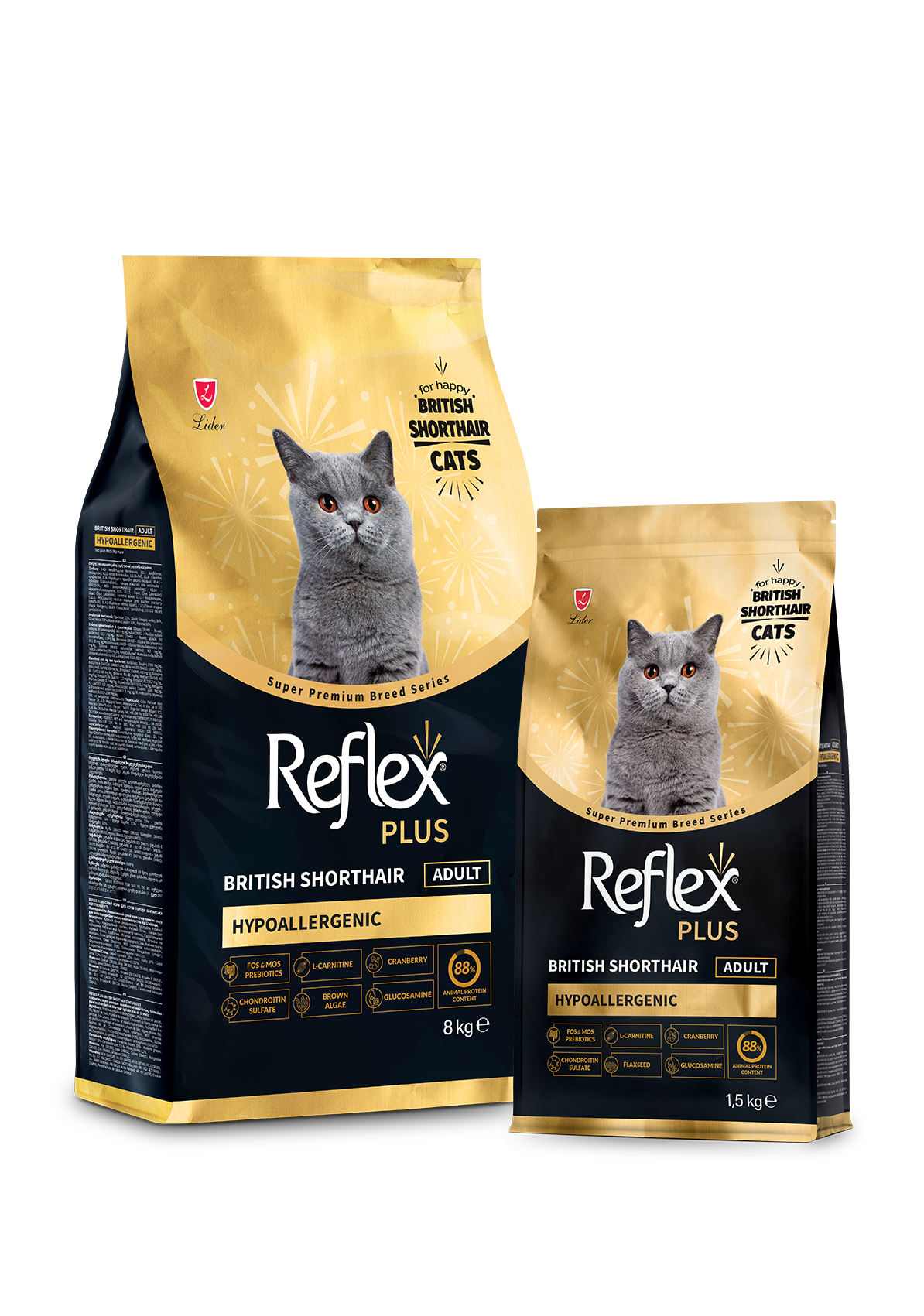 Reflex Plus British Shorthair Yetişkin Kedi Kuru Maması