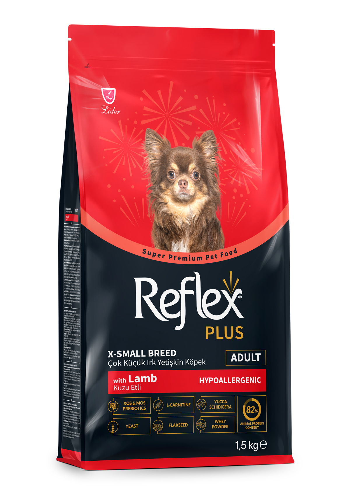 Reflex Plus Kuzu Etli Çok Küçük Irk Yetişkin Köpek Kuru Maması