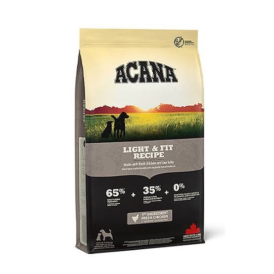 Acana Light & Fit Tavuklu, Hindili ve Balıklı Kilo Kontrolü İçin Yetişkin Köpek Maması 11,4kg